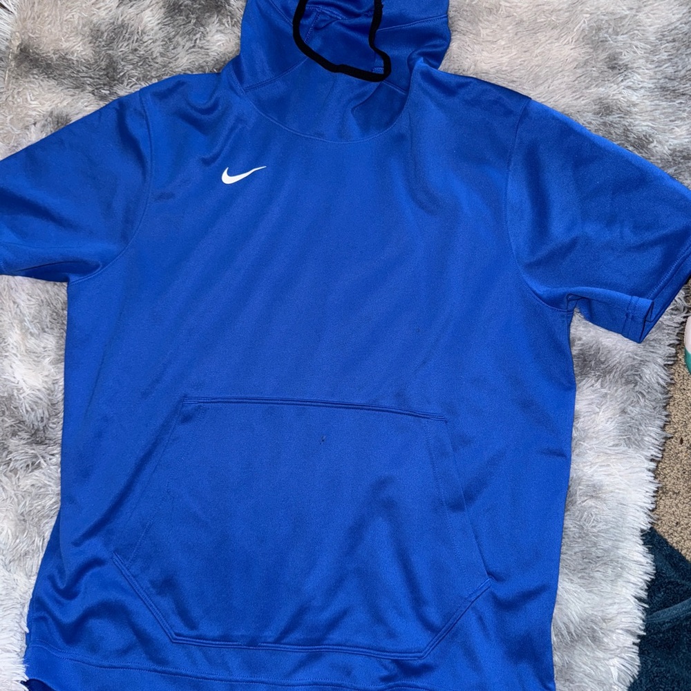 Nike Dri-FIT Royal Blue Hoodie - Picture 2 of 9